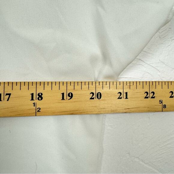 Vero Moda Gold Sparkle Short Sleeve Button Down Shirt Womens M Boxy Fit Slouchy - Picture 9 of 10